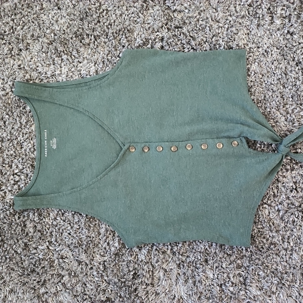 American Eagle Outfitters tie front tank